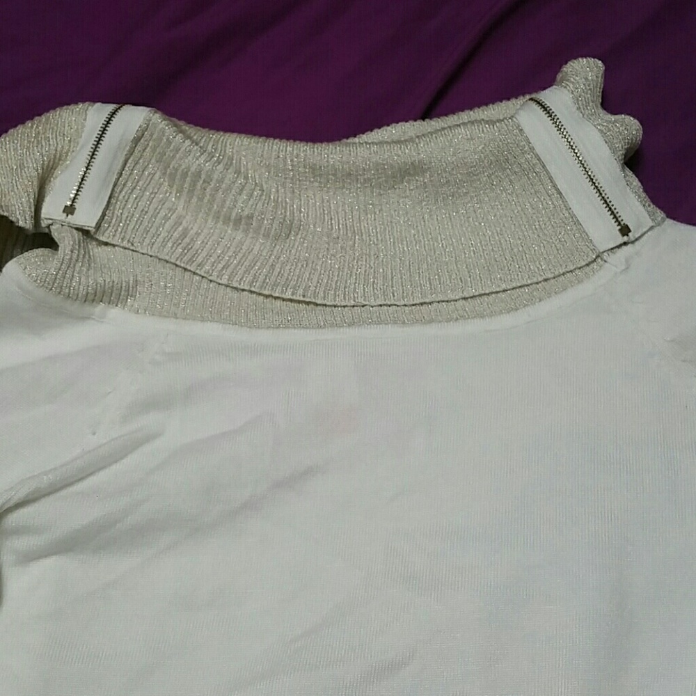 White sweater dress (never worn)